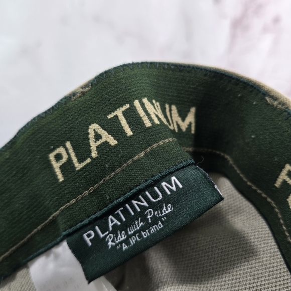 Platinum Breeches Womens 28 Riding Pants Brown Tan Seat Equestrian Jodhpurs JPC - Picture 3 of 13